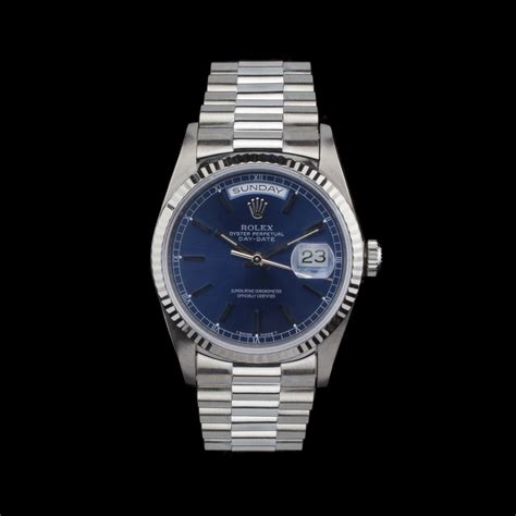 rolex 18239 blue|rolex 18239 white gold.